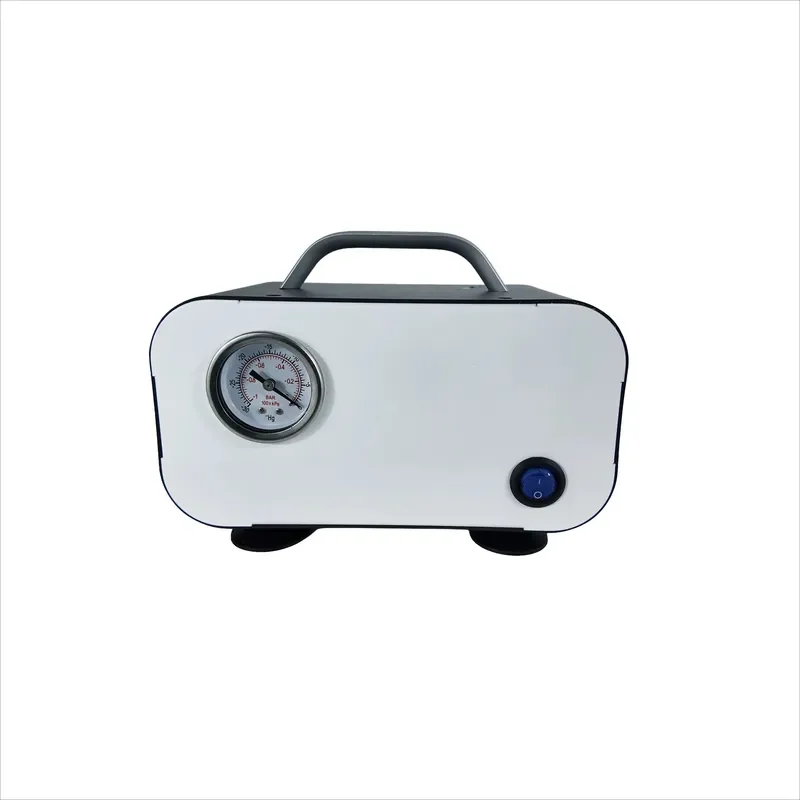 Oilless Diaphragm Vacuum Pump with Iron Plate Housing Capacity 1 Year Warranty