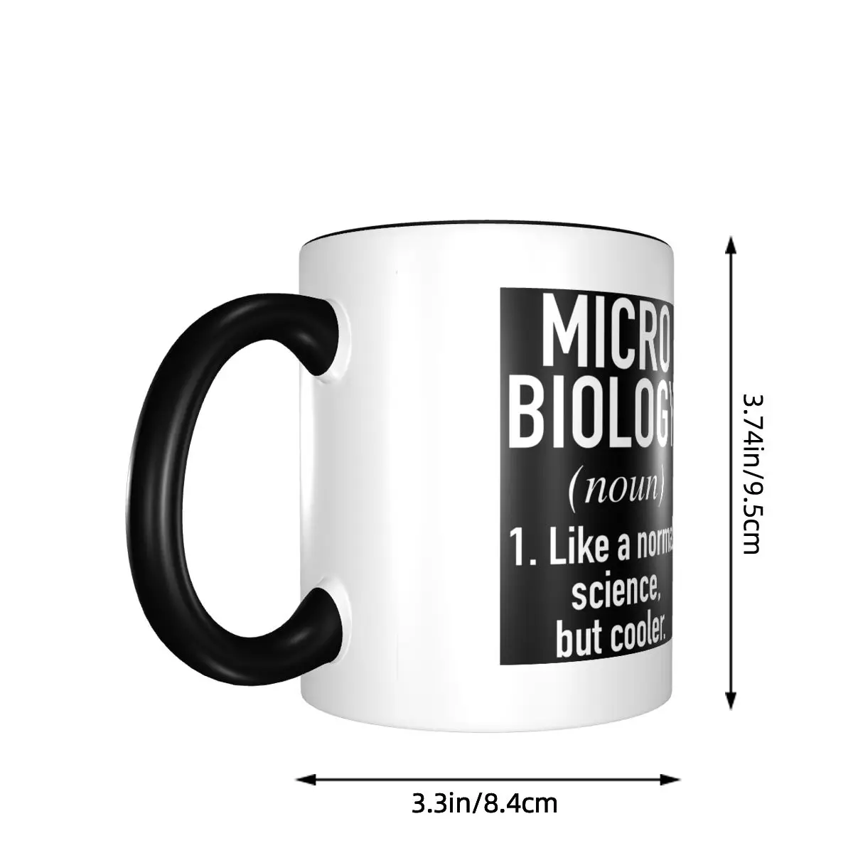 Microbiology Funny Microbiologist Definition Mug Funny Ceramic Coffee Cups Tea Mugs Milk Cup Drinkware Gift for Friends