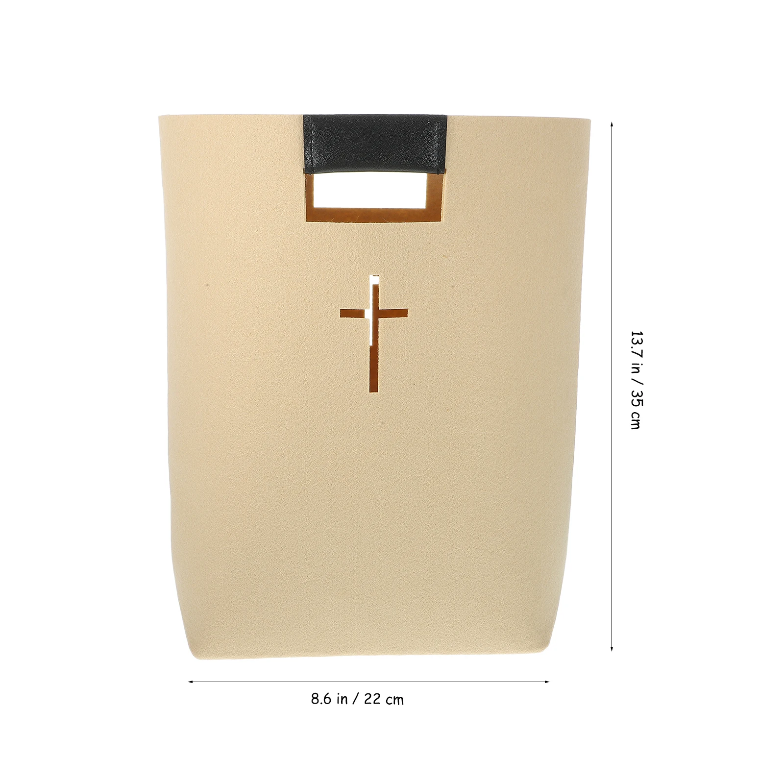 Stable Reusable Felt Tote Bible Storage Bag Large Capacity Multi-Function Organizer For School Office Church Toiletry