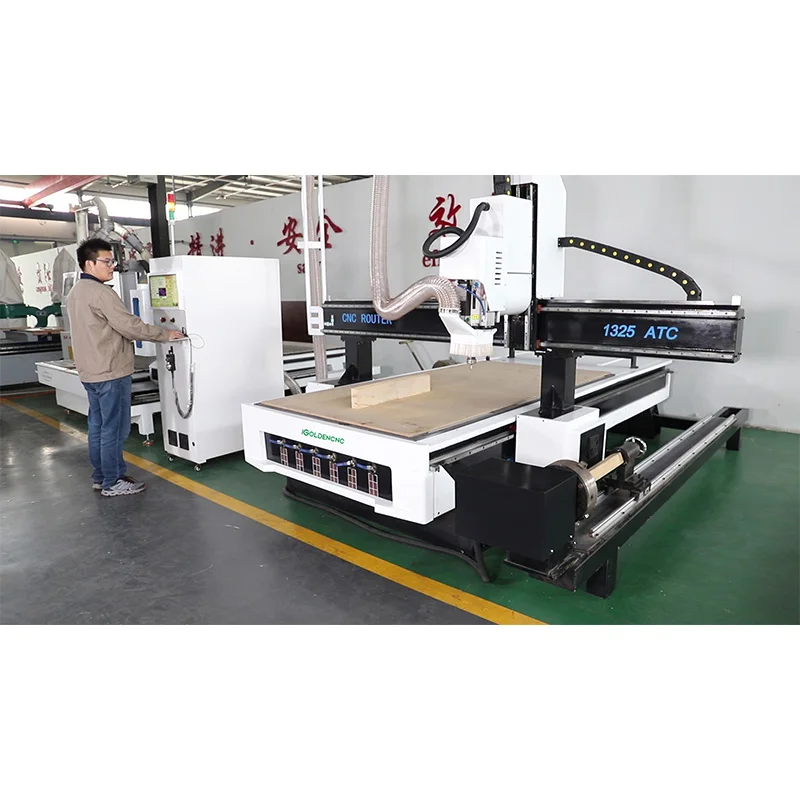 3D Woodworking 5 Axis Cnc Wood Carving Machine Milling Atc 5 Axis Cnc Router Machine for Wood