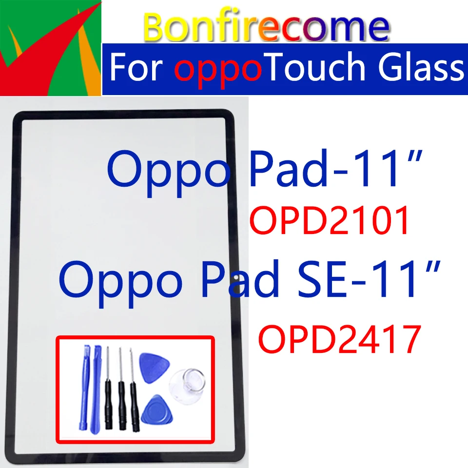 

11" Touch Screen Front Glass For Oppo Pad SE OPD2101 OPD2417 Tablet LCD Fornt Touch Panel With OCA
