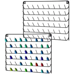 Thread Holder Wall Mounted Embroidery Thread Rack, Sewing Thread Organizer Spool Holder for Braid Knitting Quilting Jewelry