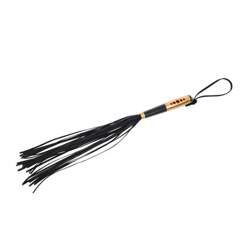 Premium PU Leather Horse Whip for Horse Training, Stainless Steel Handle with Wrist Strap new