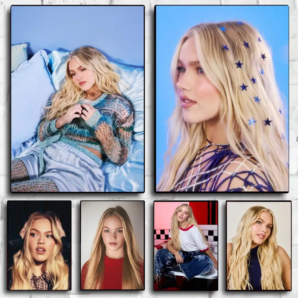 Pop Singer F-Freya S-Skye Poster Self-Adhesive Decorative Wall Sticker Print for Bedroom Living Room Hallway Home Decor Gift
