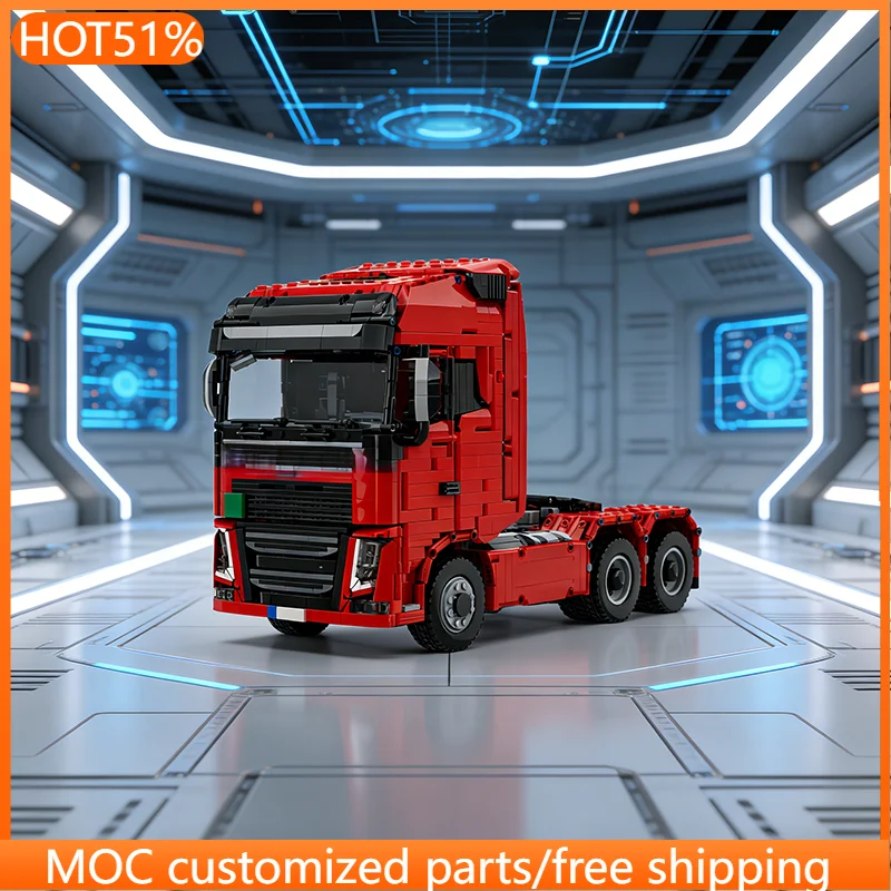 

2636 PCS transport Truck MOC Customize Modular Building Block Creative Design Educational Learning Toy DIY Holiday Toy Gifts