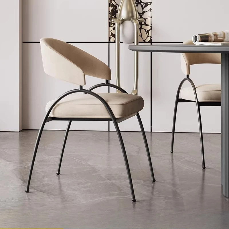 

Italian Minimalist Designer Dining Chair Kitchen Island Chair for Villa & Home Accent Chairs for Living Room Furniture