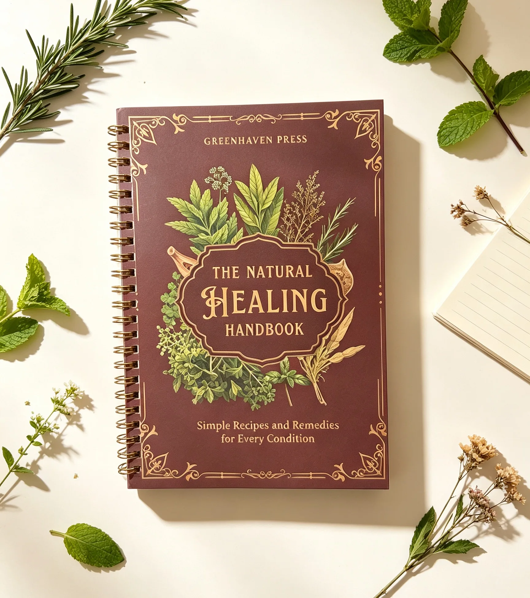 Herbal Wellness Recipes - 自然治癒ハンドブック 天然ハーブ療法ガイドブック 家庭用健康治癒レシピブック