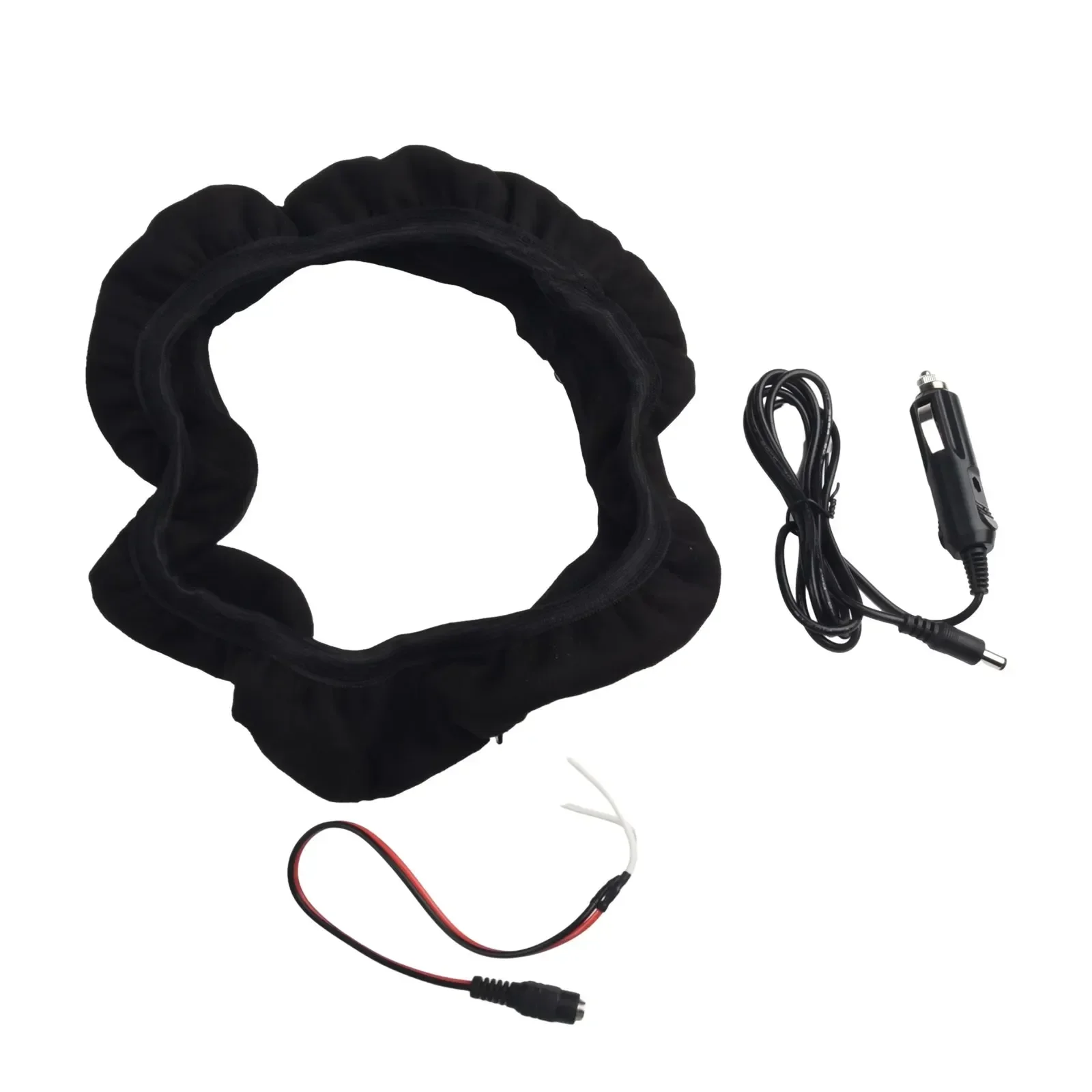 Winter Car Heated Steering Wheel Cover DIY Kit Auto Heater Pad Universal Round Switch Hand Warmer Accessories For Car SUV Sedan