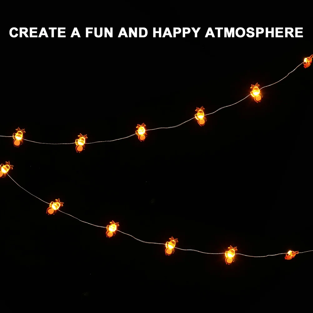 

Christmas Deer Light String Miniature Party LED Lights Hanging Elements Decorate Elder