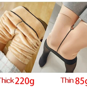 طماق صوف حراري نسائية, جوارب طويلة شفافة مثيرة, مرونة طماق الشتاء الدافئة, بنطلون نسائي أفضل 10 ملابس مثيرة شفافة مبيعا - No3