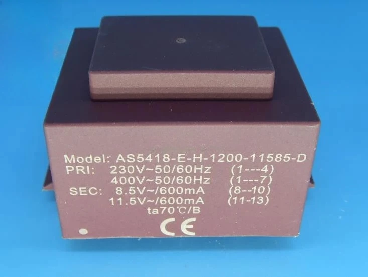 Brand New Original Transformer AS5418 12VA 0-230V-400V Input 8.5V 11.5V Output Replacement for B1406090 B1406090