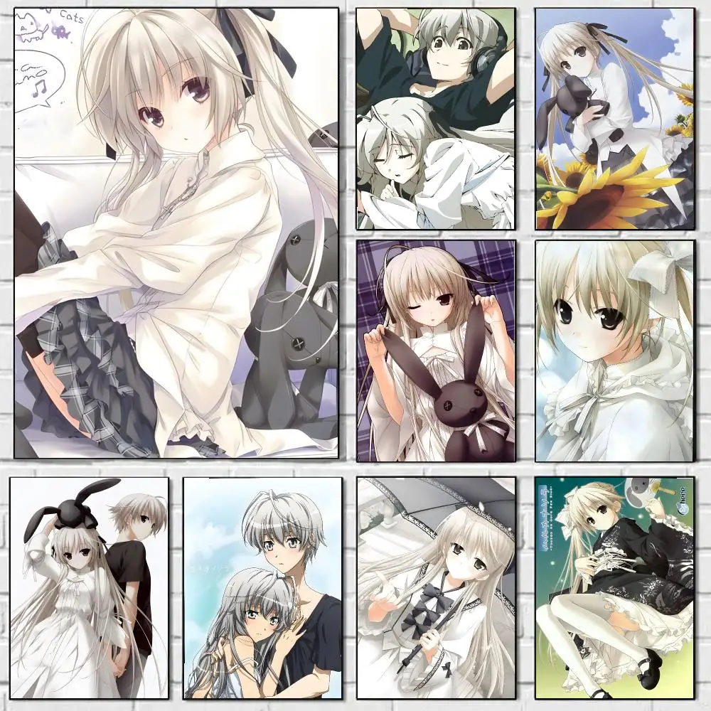 Kasugano Sora Poster Versatile HD Waterproof Wall Art Self-Adhesive Decor For For Home Living Room Hallway Decor Ideal Gift