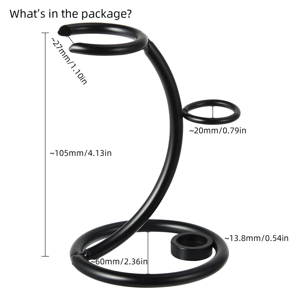 Practical 1 Pcs 2 In1 Men Shaving Tool Holder Curved Shaving Brush Manual Razor Stand Holders Beard Accessories