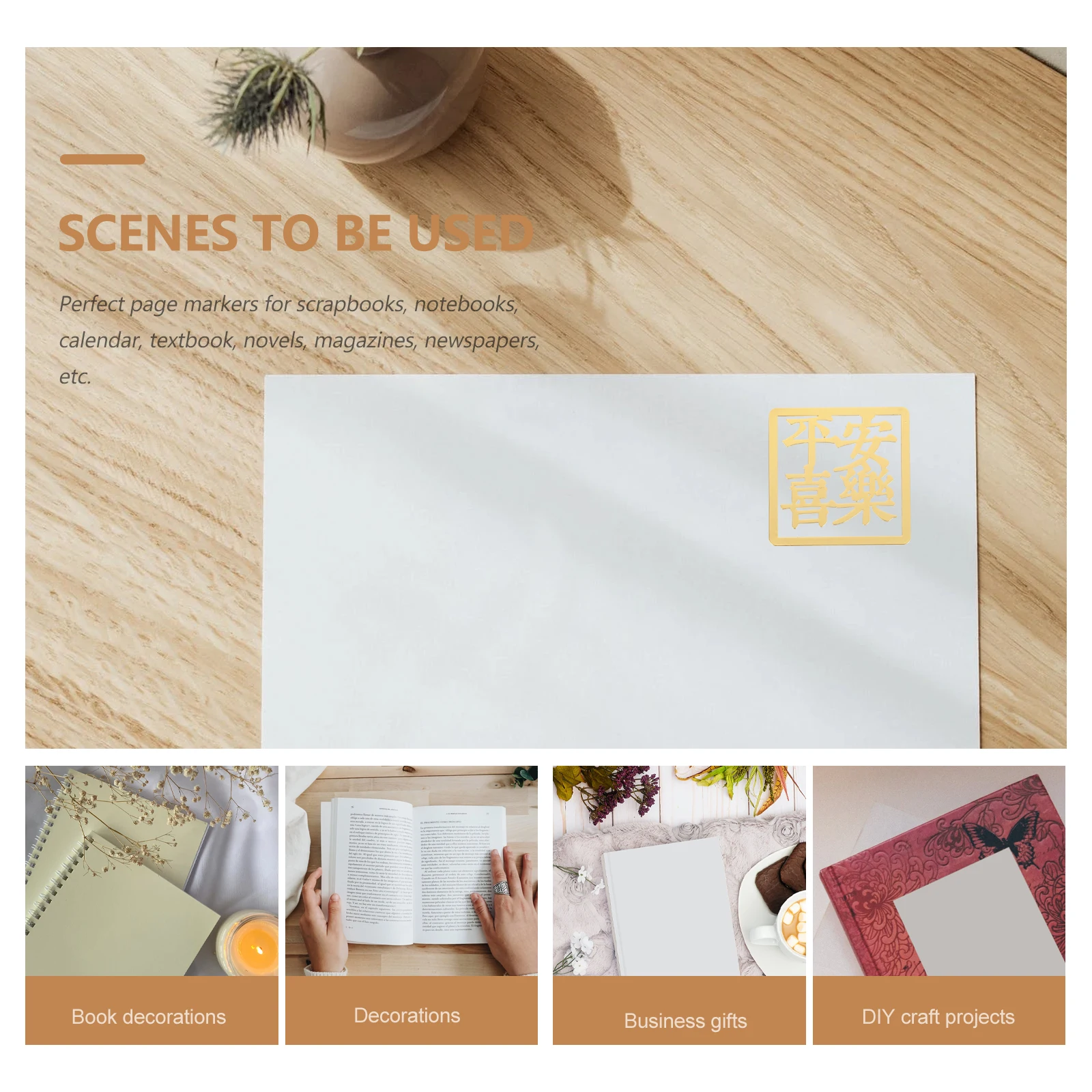 

2 Pcs Alloy Ancient Chinese Style Hollow Out Bookmarks Office Stationery Creative Writing Markers Students Gifts Smooth Surface