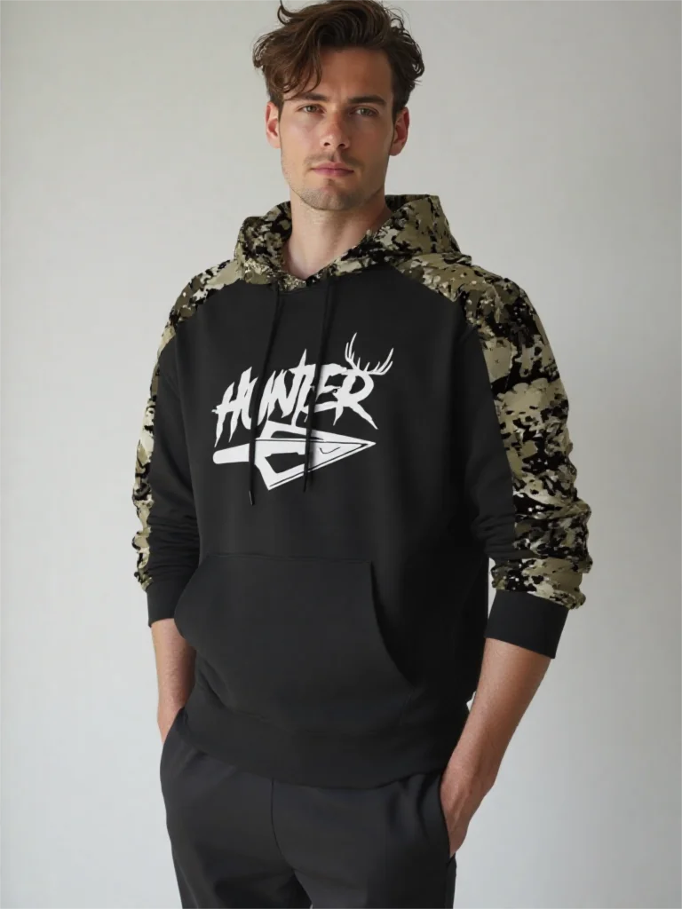

Outdoor Camouflage Hunting Men's Hooded Shirt Autumn and Winter Sweatshirts Funny 3D Print Sports Clothing Oversized Hoodie Tops