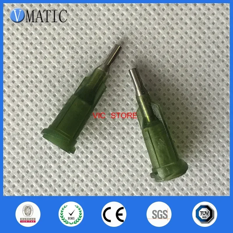 Gratis Verzending 100 stks/partij 14G 0.25 ''Rvs Tip Doseernaalden Spuit Naald Tips 1/4 Inch