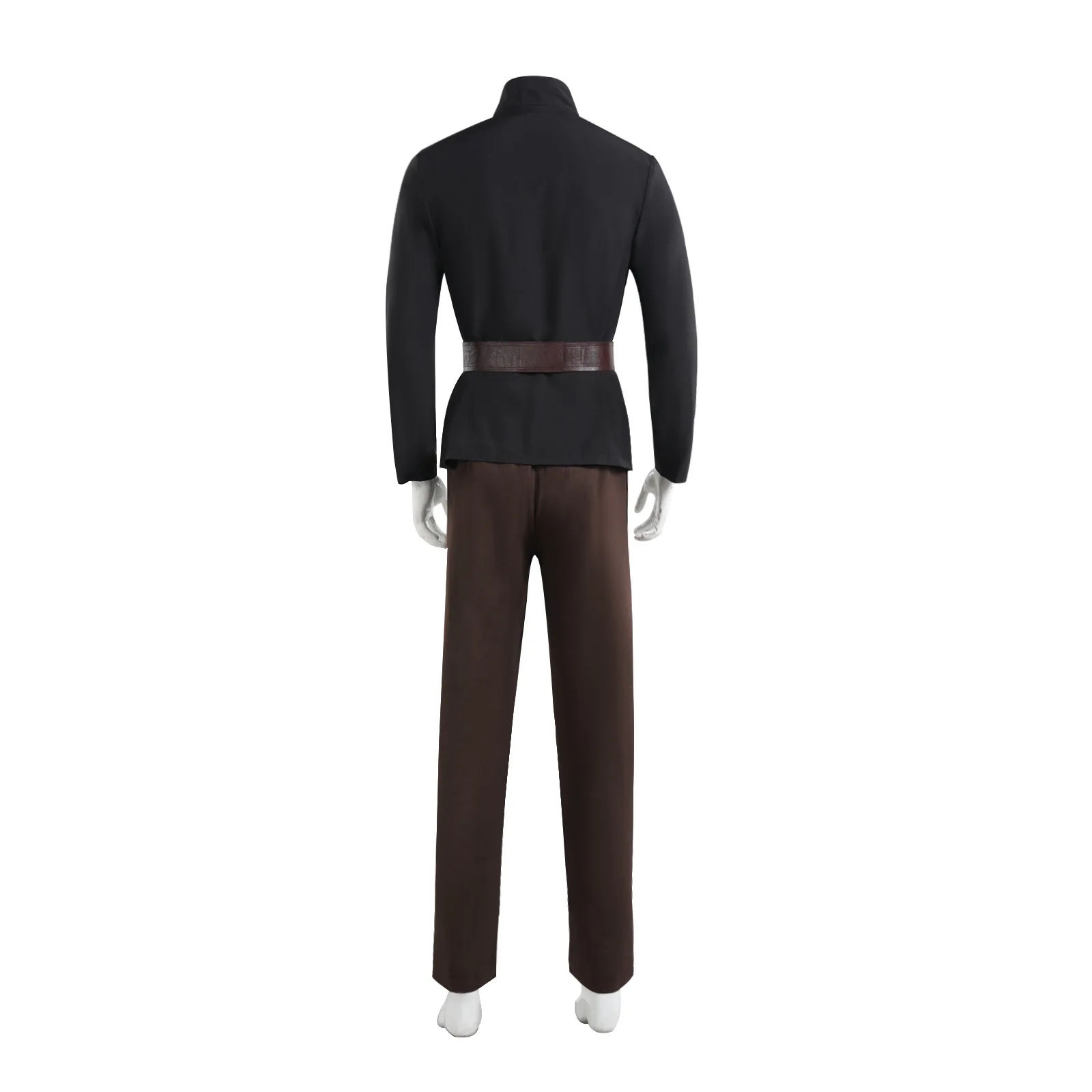 Adult Count Dooku Cosplay Full Set Jedi Brown Cloak Tunic with Belt Count Dooku Halloween Uniform for MenNaobciu view 3