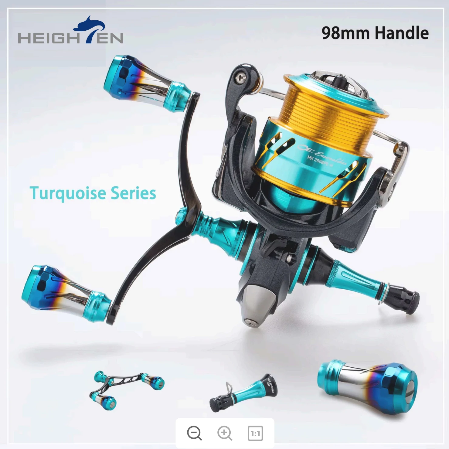 リール HighTree HEIGHTEN 48mm Fishing Reel Stand for Shimano Twinpower Vanquish
