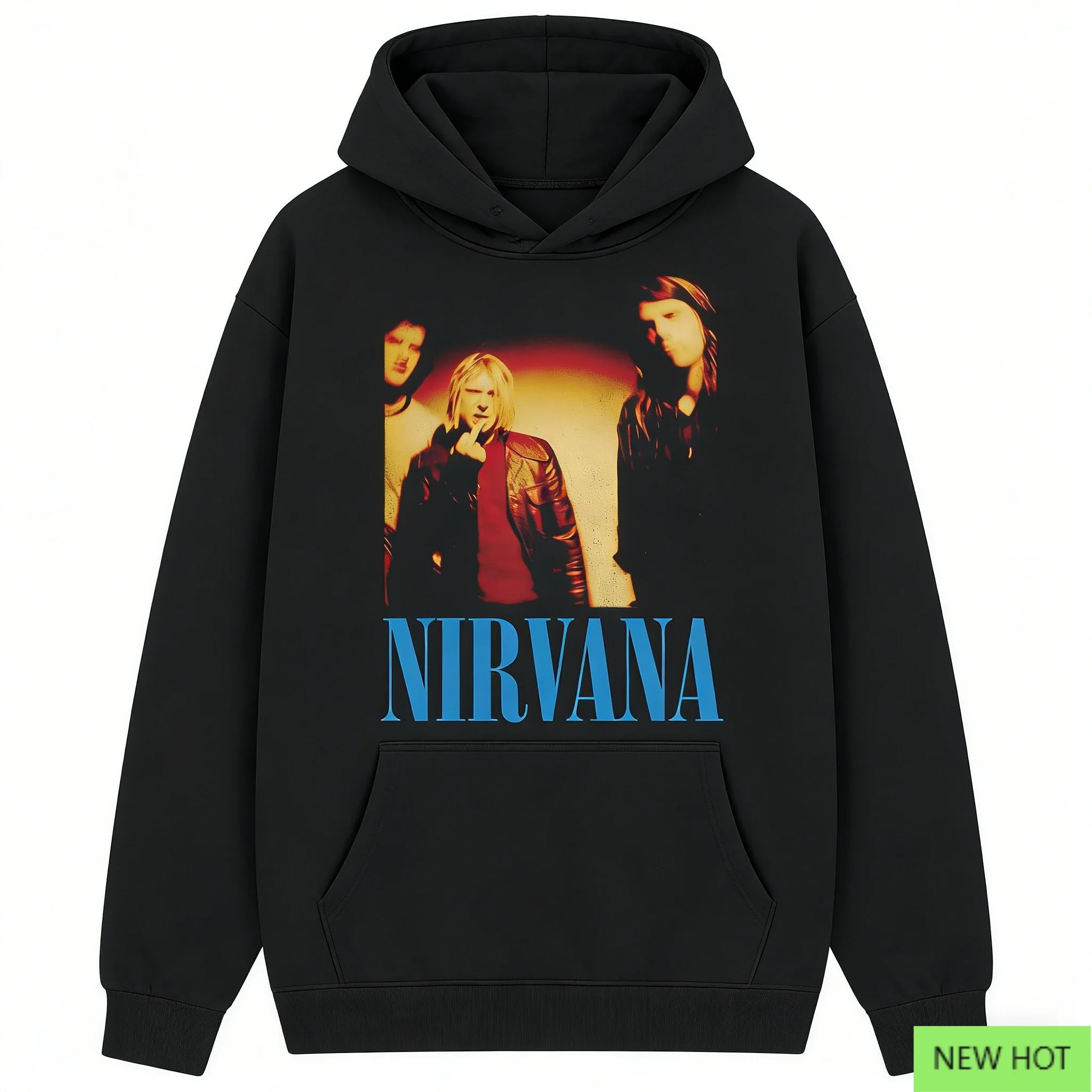 

Толстовка в стиле ретро Nirvana, толстовка в стиле гранж, идеально подходит для фанатов, которые любят декадентское искусство и гранж-рок-вибрация