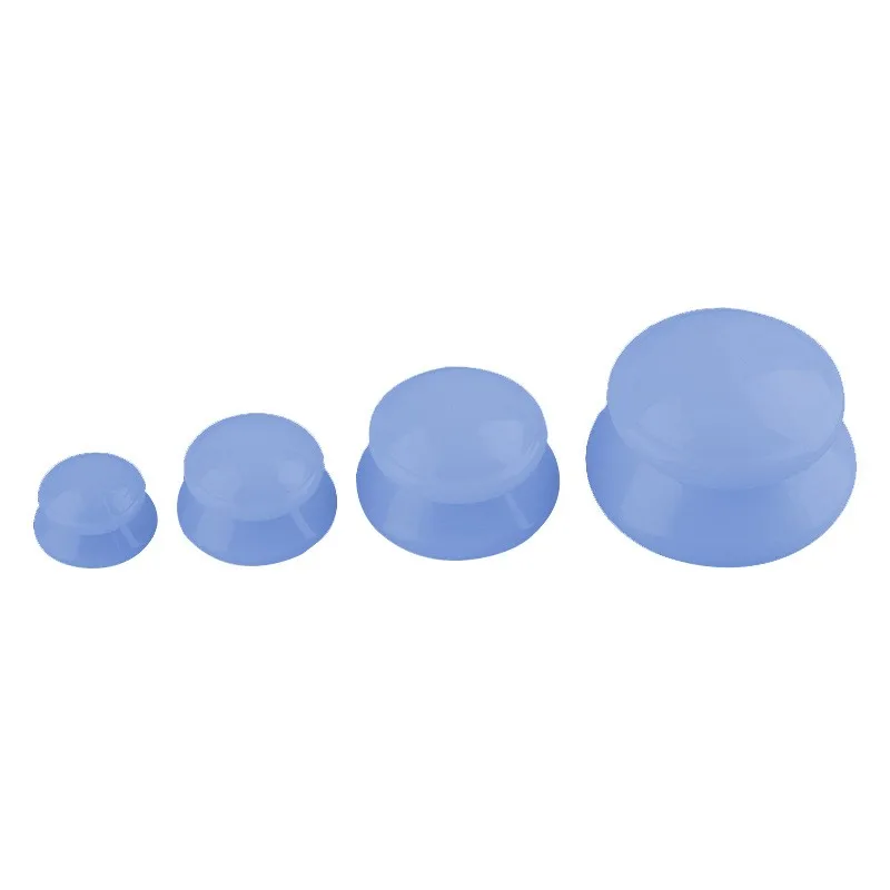 Suction Cup Anti Cellulite Silicone Massage Body Cups Chinese Cupping Set Weight Loss Vacuum Cupping Blue/Green/Red/White   New