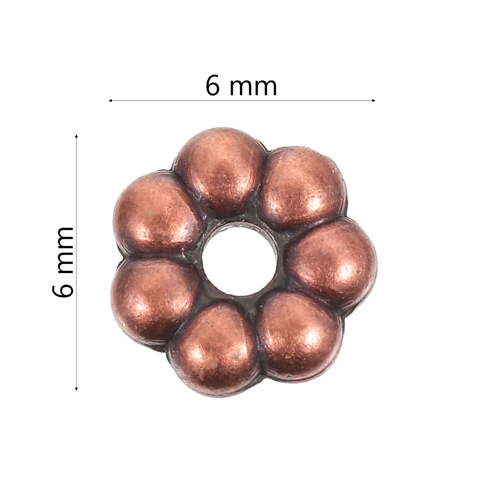 

2000 Pcs Bead Flower-shaped Jewelry Accessories Travel Beads for Making Plastic Crafting