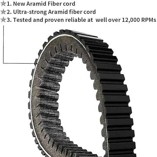 3211180 Drive Belt Heavy Duty Compatible with Polaris RZR 1000 900 XP XP4 2014-2021/ RZR S 900 1000 XP XP4 2015-2020 3211180