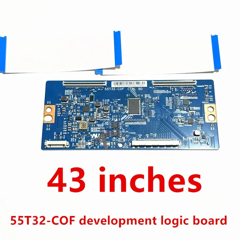 The new custom developed logic board 55T32-COF supports partition modification and is not original 43/50/55 55 inch FFC cable