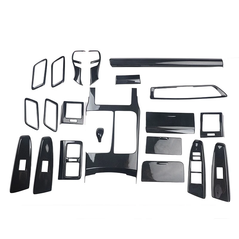 Toyota Mark X 2010-2013 ABS Carbon Fiber Interior Stickers
