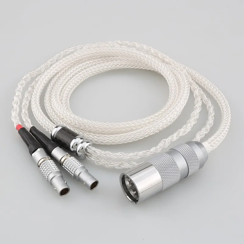 Suitable for Focal Utopia Utopia earphone upgrade cable 16-core sterling silver fever four-core Xanon balance cable