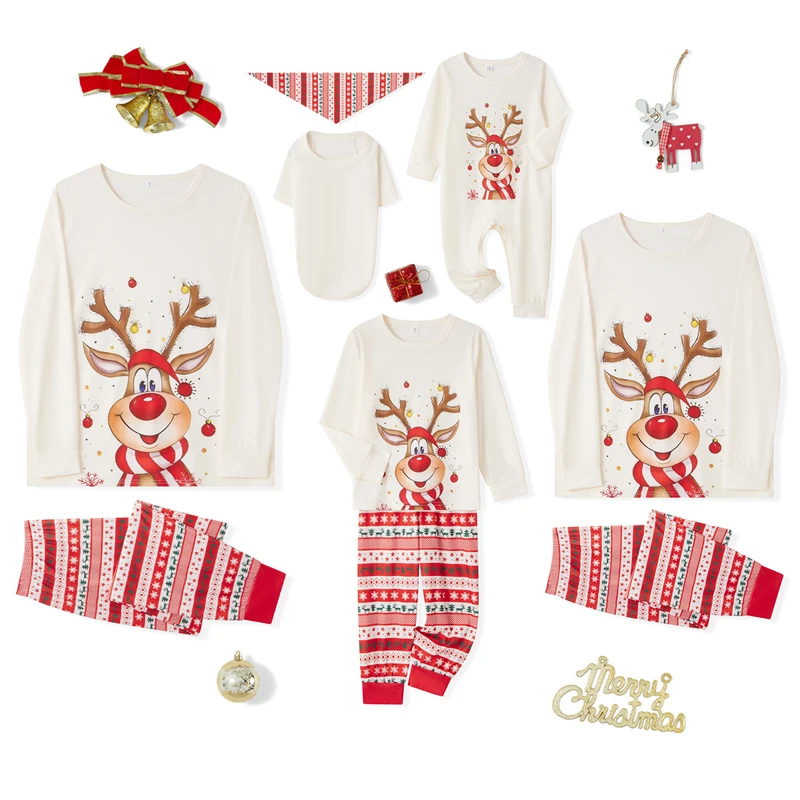 Christmas Pajamas for Family, Xmas Pajamas Family Christmas Pjs Matching Sets Holiday Nightwear Jammies