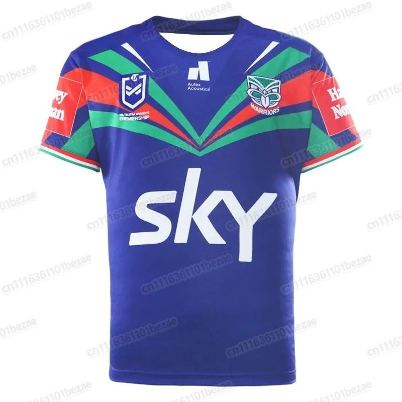 New Zealand Warriors Fan Match Training Familien-Trikot im Y2K-Stil, 3D-gedrucktes T-Shirt, atmungsaktives, schnelltrocknendes Oberteil mit kurzen Ärmeln – Detail 7