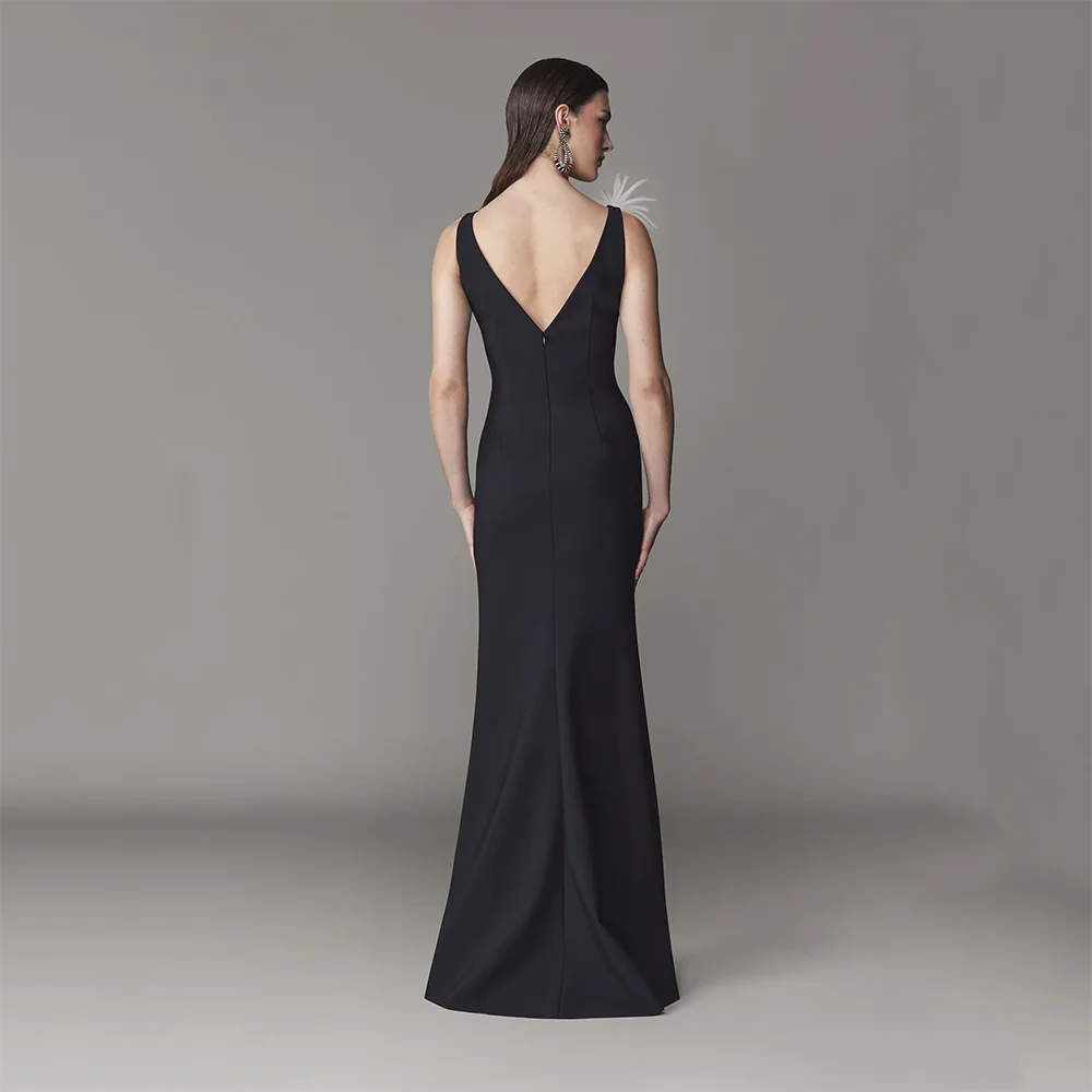 Customized Sleeveless O-Neck Evening Dresses Elegant Formal Occasion Prom Gowns Mermaid 2025 Floor Length Prom Dresses