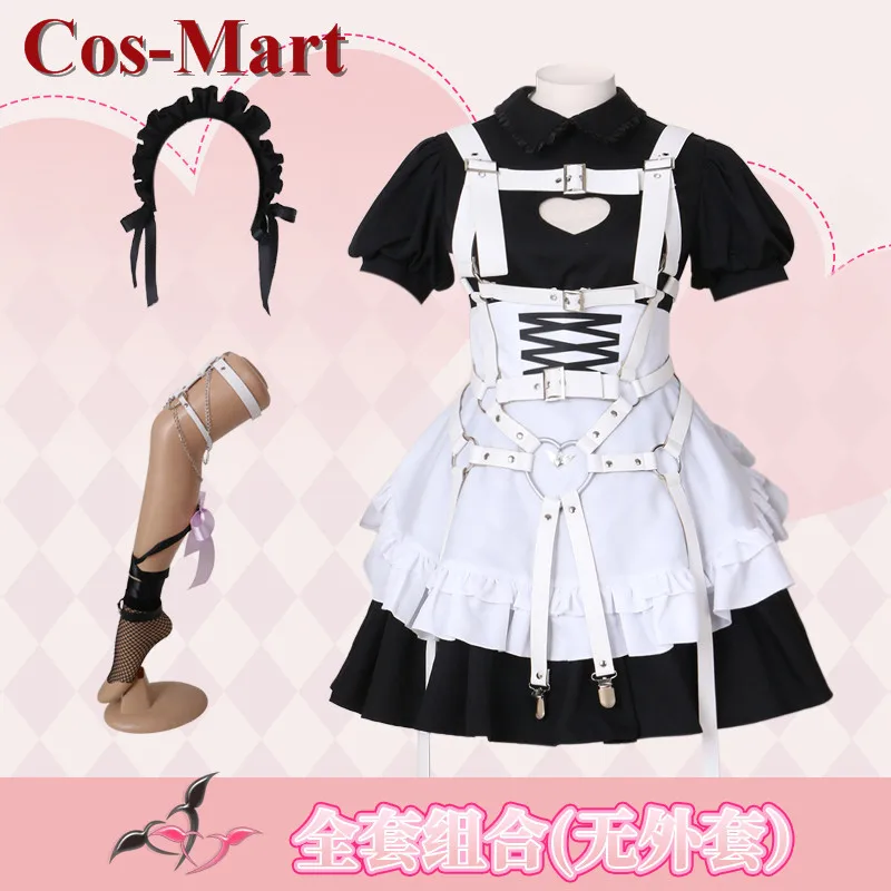 Cos-Mart Anime Vtuber Youtuber Gamers Makaino Ririmu Costume Cosplay Lovely Sweet Dress Activity Party giochi di ruolo abbigliamento