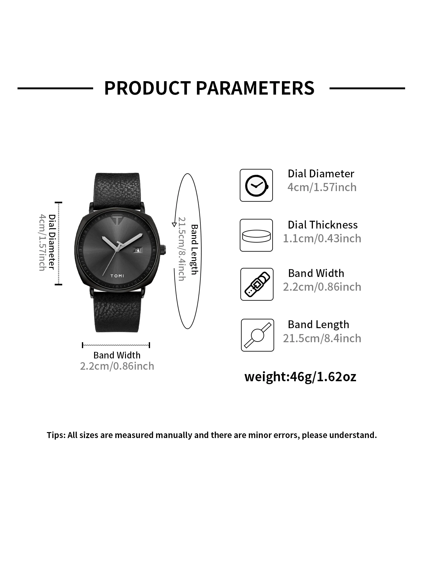 TOMI Neue 2PCS Luxury Business Männer Uhr Geschenk Box Set Einfache und Casual Männer Kalender Quarzuhr Stift Reloj männer Urlaub Geschenk – Detail 10