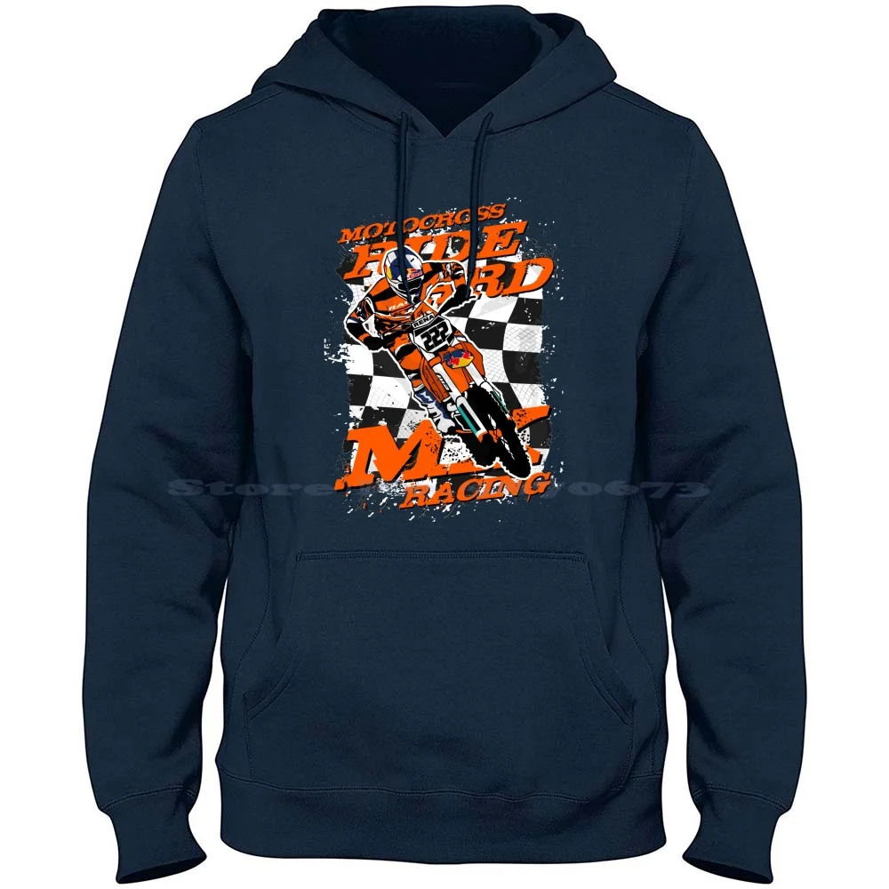 

Moto Cross Racing 100% Cotton Hoodie Moto Cross Motocross Enduro Supercross Racer Motorcycle Biker Racing Motorsport Mx Sx