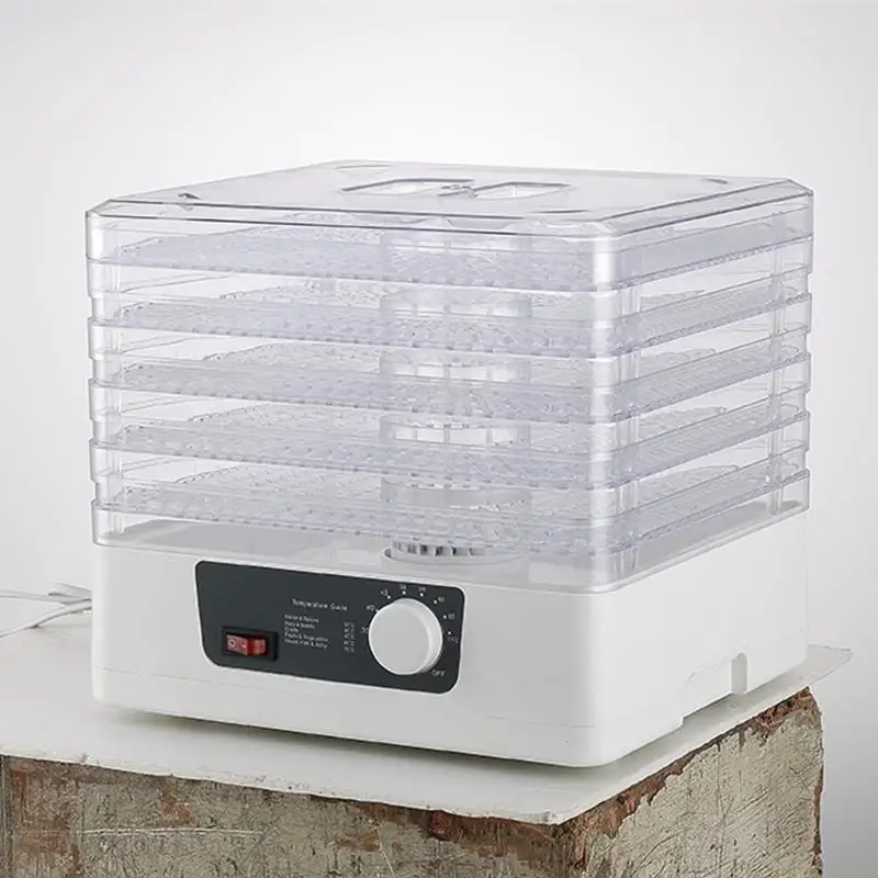 D0AB Fruits Dehydrator Intelligent Dehydrator 5 Layer Vegetable Dehydrator Plastic Texture Suitable for Making Snacks