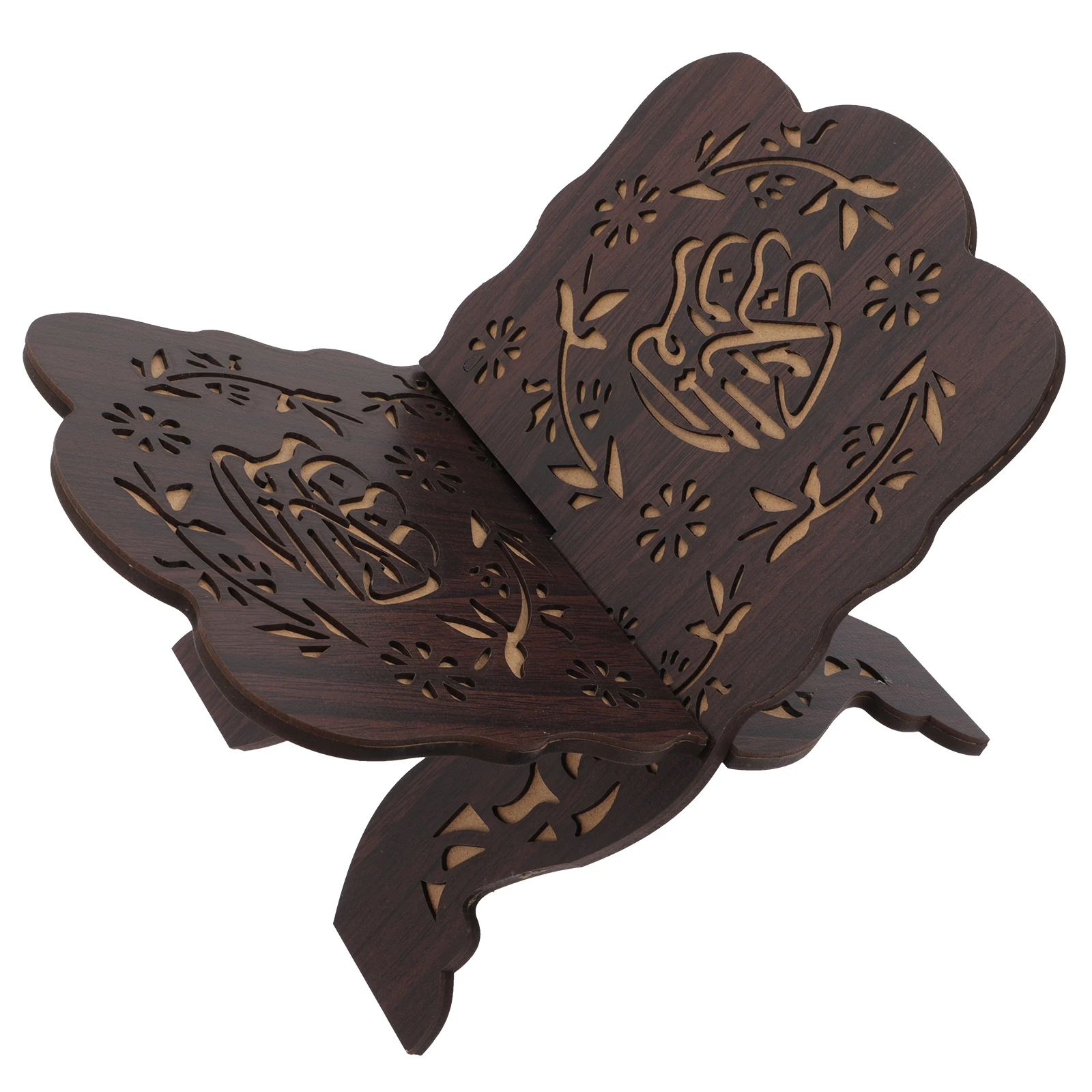 

Wooden Scripture Chanting Portable Household Hall Home Reading Accessory Compact Storage Stand Multi-functional