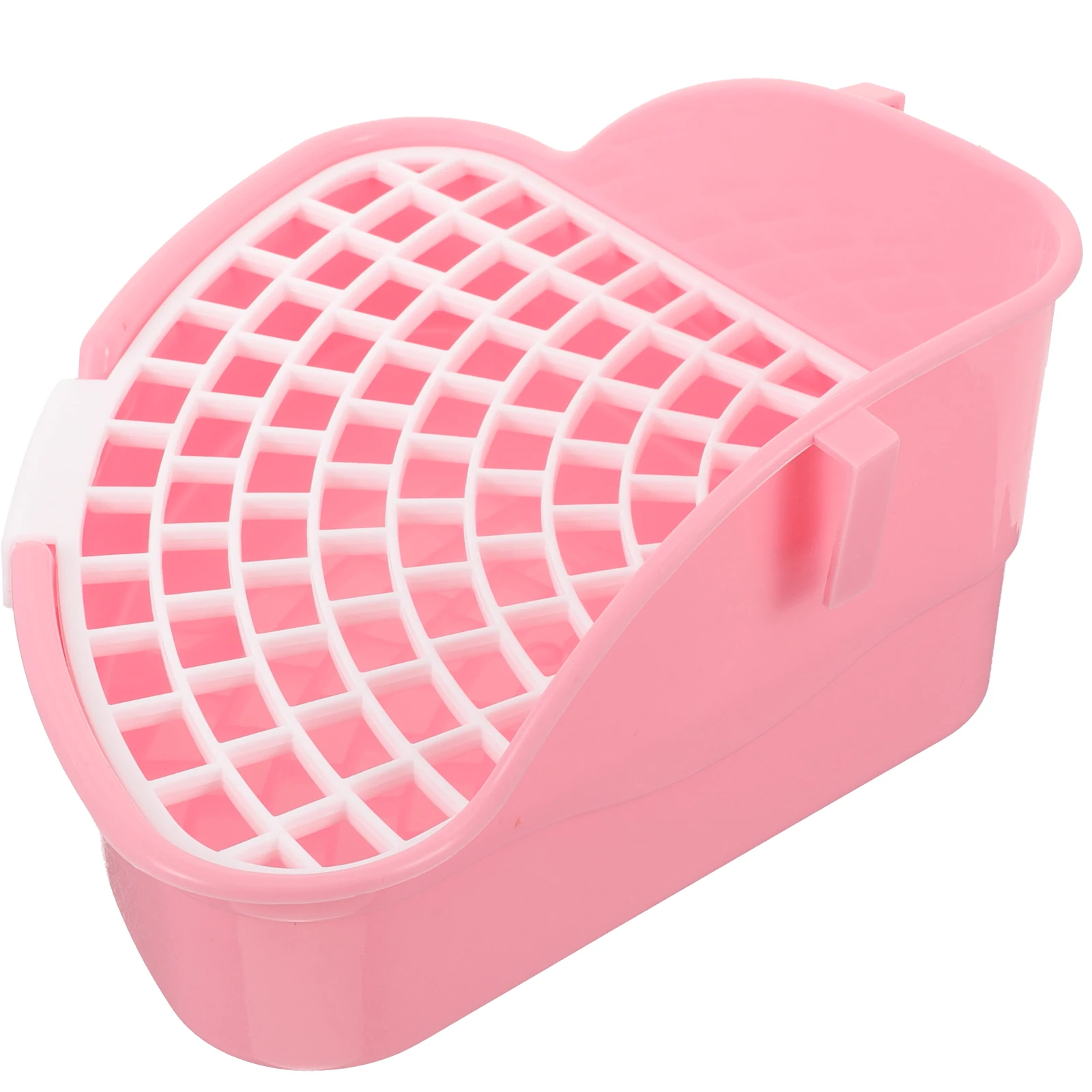 

Pet Potty Corner Litter Tray Rabbit Cat Guinea Pig Plastic Indoor Large Shaped No Spills Small Animals Safe Use