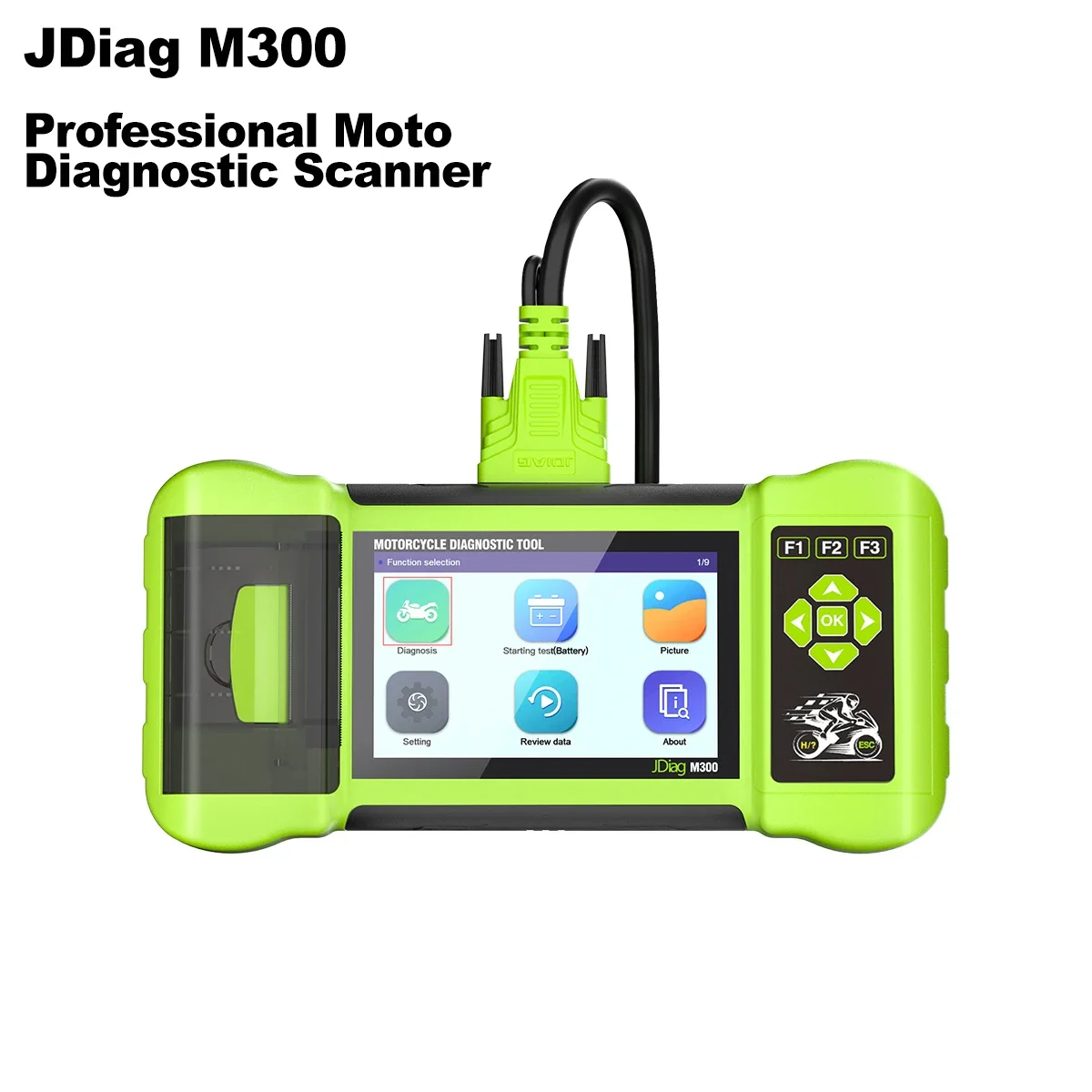 

JDiag M300 Motorcycle Diagnostic Scanner OBD2 Moto Fault Code Reader Service Reset Tool For BMW Harley Ducati Kawasaki KTM Honda