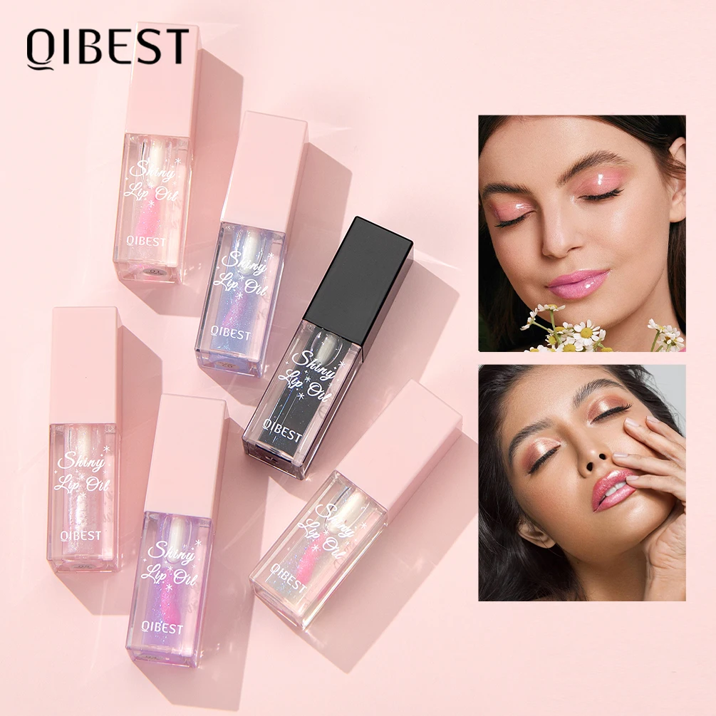 Temperature Color Changing Lip Oil Tinted Set Moisturizing Long-Lasting Shiny Pearl Lipgloss Reduce Lip Lines Lip Makeup Plumper