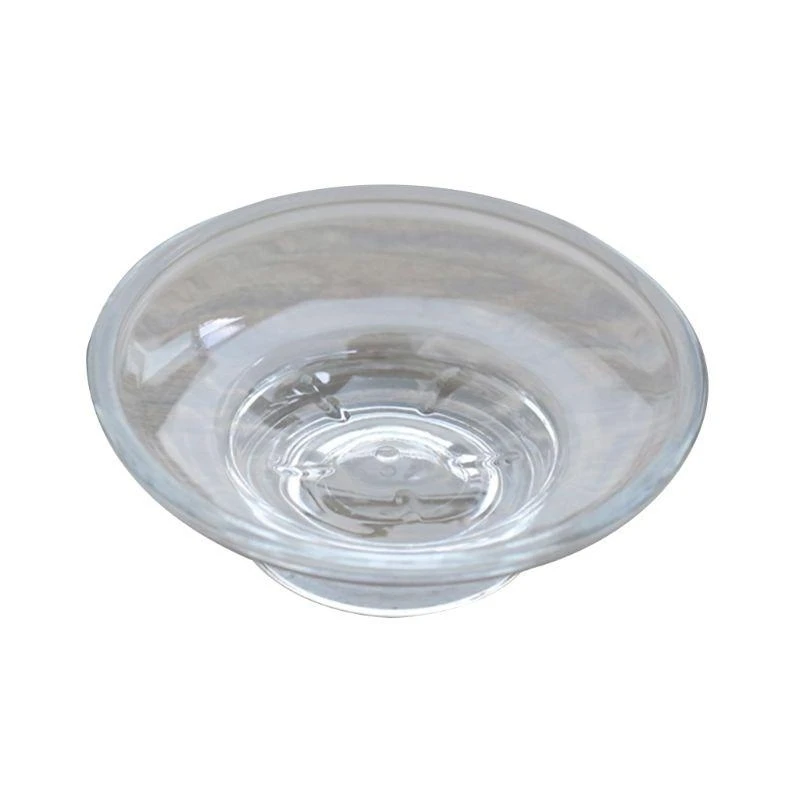 F92B Clear Glass Soap Dish Bare держатель мыла круглый мыло для мыла для мыла для мыла для мыла для мыла для душа кухонная батон
