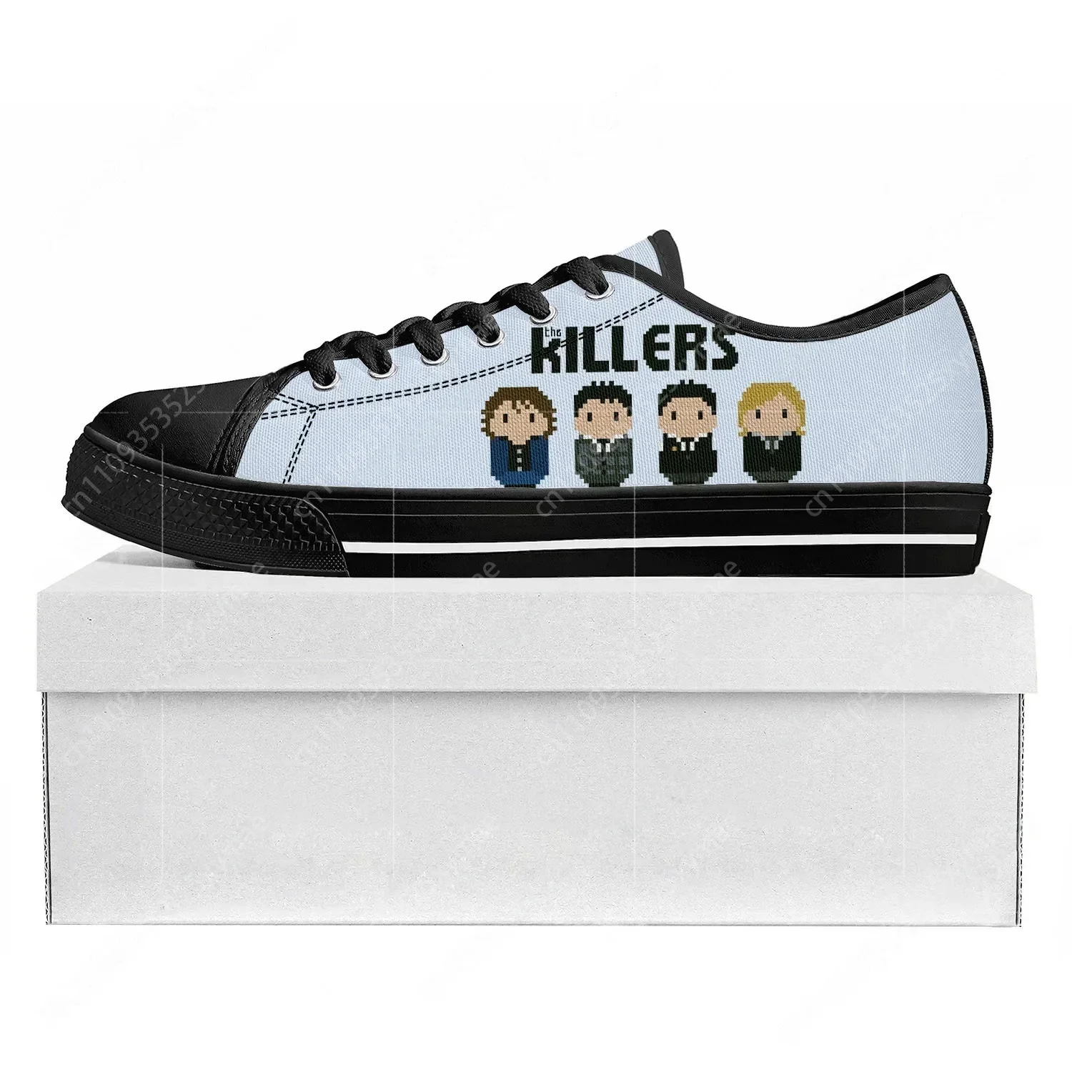 The Killers Band Mr. Brightside Low Top Sneakers Chaussures basses pour femmes, hommes et adolescents, chaussures de haute qualité, baskets en toile sur mesure, chaussures de couple