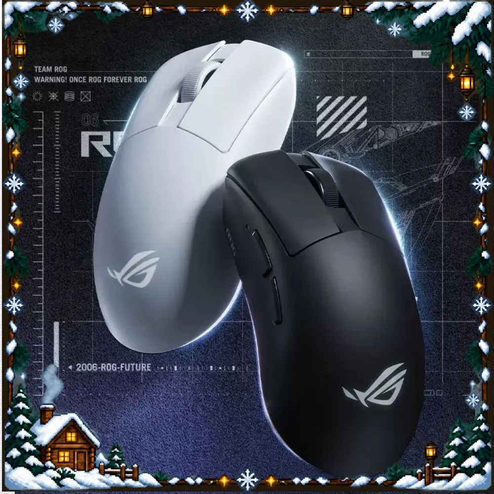 ROG Gladius 4 ACE Mouse Tri-mode Wireless Gaming 8K Polling Rate 56g Lightweight 65K AimPoint Pro Sensor Ergonomic Esports Mouse