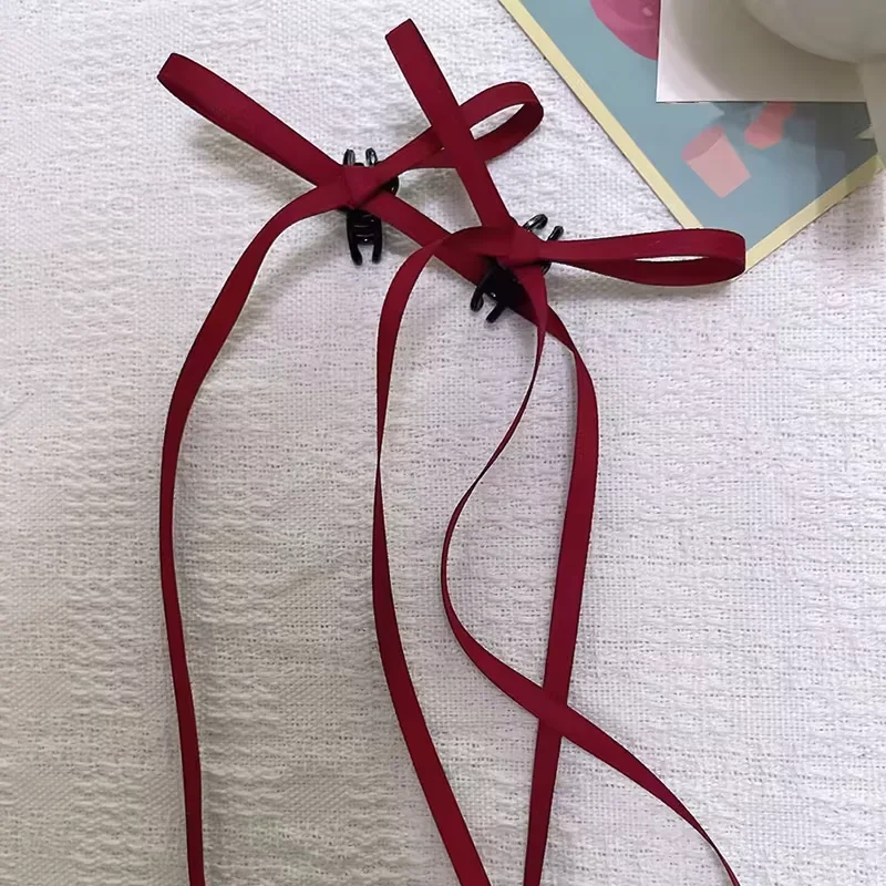 2PCS Bow, Ballet, Mini, Hair Clip, Flutter, Ponytail, Back of Head, Hair Accessory, Dopamine, Bow, Hair Accessory image 2