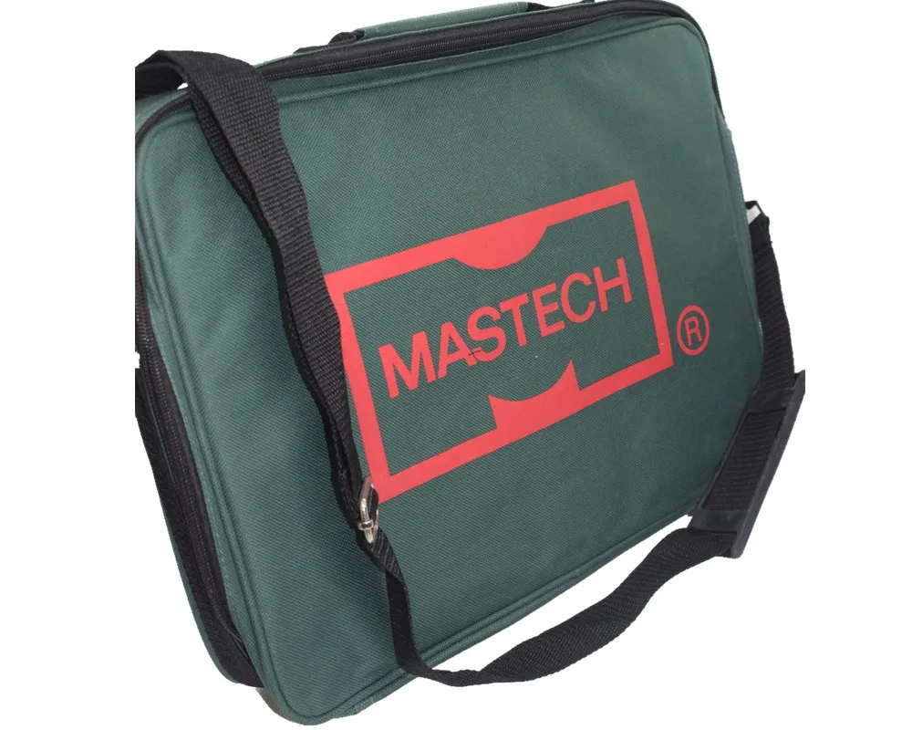 MASTECH 16 Inch Heavy Duty Tool Bag 16”X11”X3” fits 13” laptop W/3 Pockets for DMM Shoulder Strap US ship