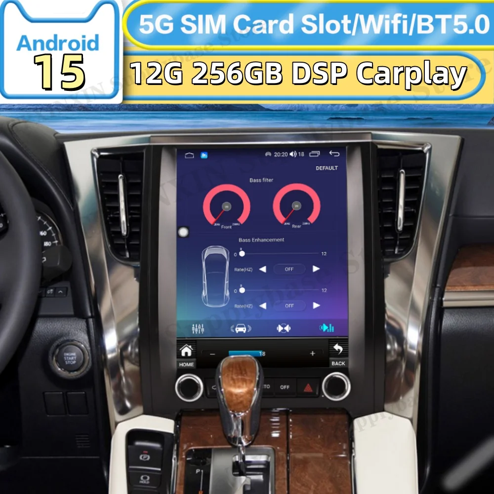 

Android 15 автомобильный мультимедиа для Toyota Alphard A30 2013 ~ 2020 GPS-навигация видео стерео приемник сенсорный экран головное устройство