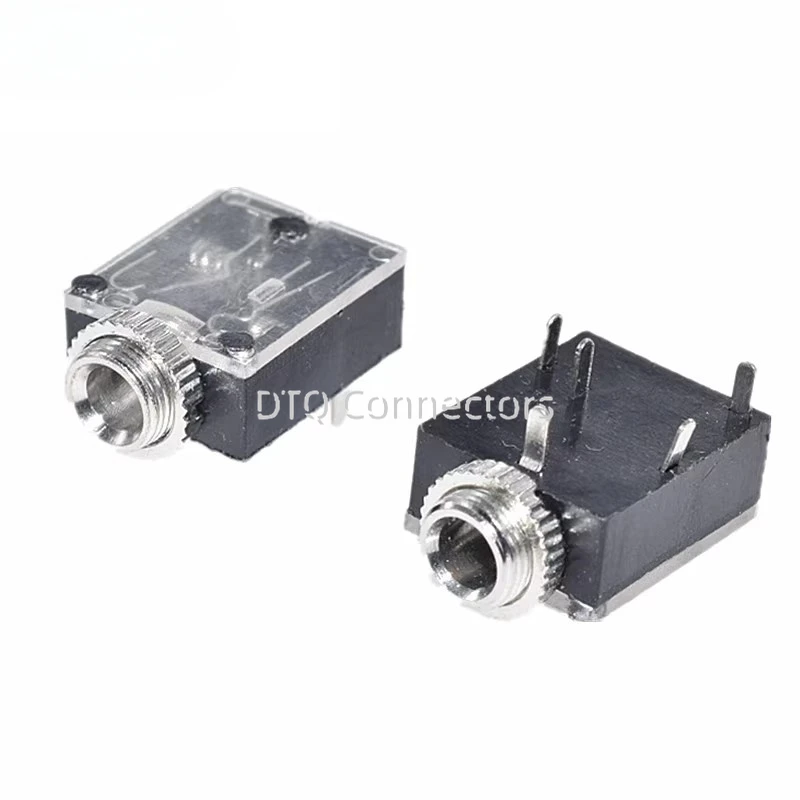 10PCS PJ324 5 Pin 3.5mm Stereo Audio Jack Socket PCB Panel Mount for Headphone With Nut PJ-324M image 3