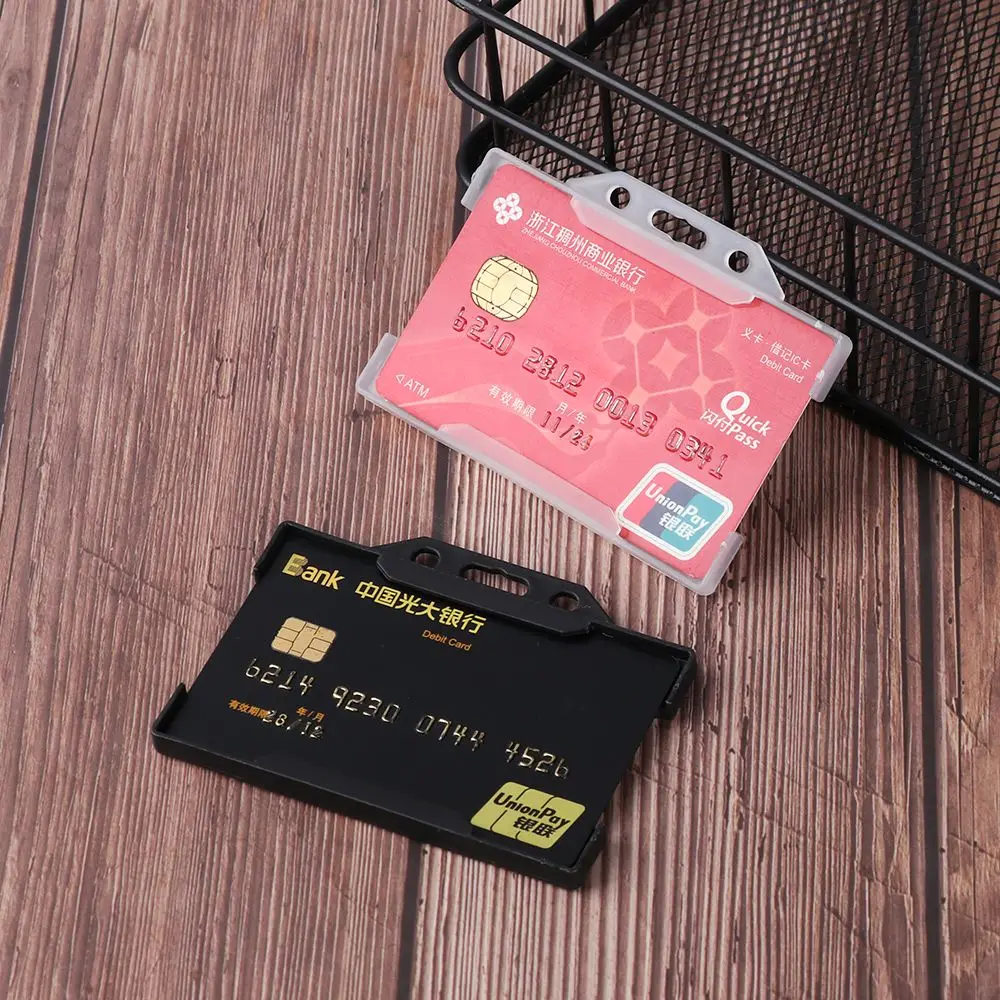 1/3pcs Unisex New Protector Cover Office School Multi-use ID Business Case ID Card Pouch Work Card Holders Card Sleeve Name Card