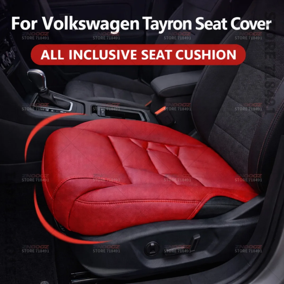 

For Volkswagen Tayron Car Seat Leg Support Extension Seat Cover Memory Foam Extender Cushion Interior Accessories