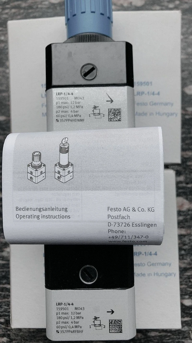 

LRP-1/4-4 Precision Low Pressure Regulator G1/4 0.05-4bar Pilot Operated